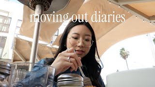 moving out diaries | life in los angeles, attending events as an introvert, art gallery date ˚୨୧⋆˚