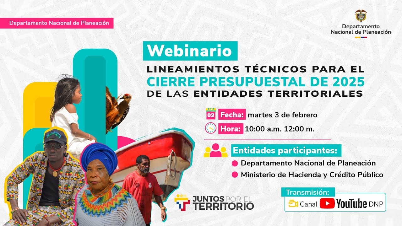 Webinar: Lineamientos Técnicos para el Cierre Presupuestal de 2025 de las Entidades Territoriales