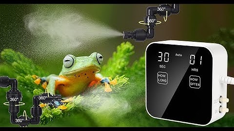 Reptile Mister Automatic Misting System - Install