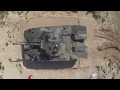 Стрельба БМД-4М с боевым модулем Бахча-У (аэросъёмка)/BMD-4M shooting (aerial photography)