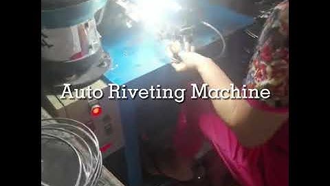 Jackson Intelligent Machinery glass lid making process   Auto Riveting Machine