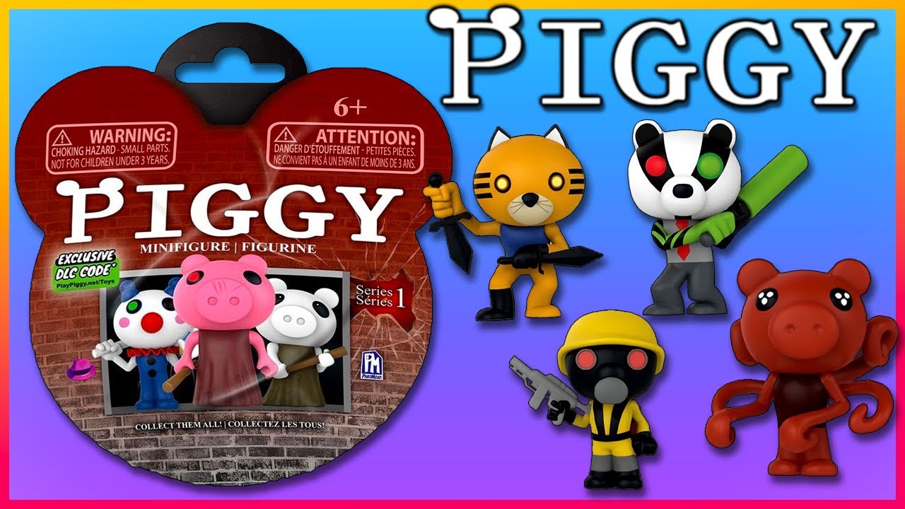 PIGGY Action Figure Series 1 - PIGGY, Tigry, Clown, Fox