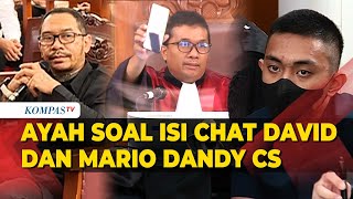 Terungkap! Ini Isi Chat Ancaman Mario Dandy ke David: Nembak Hingga Telepon Brimob