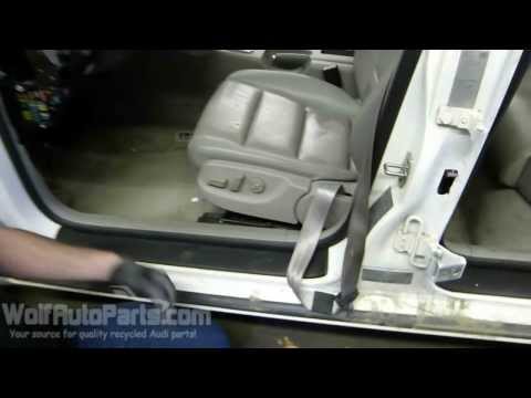 How to Remove the Front Seat -  B6/B7 Audi A4 2002-2008 (Wolf Auto Parts)