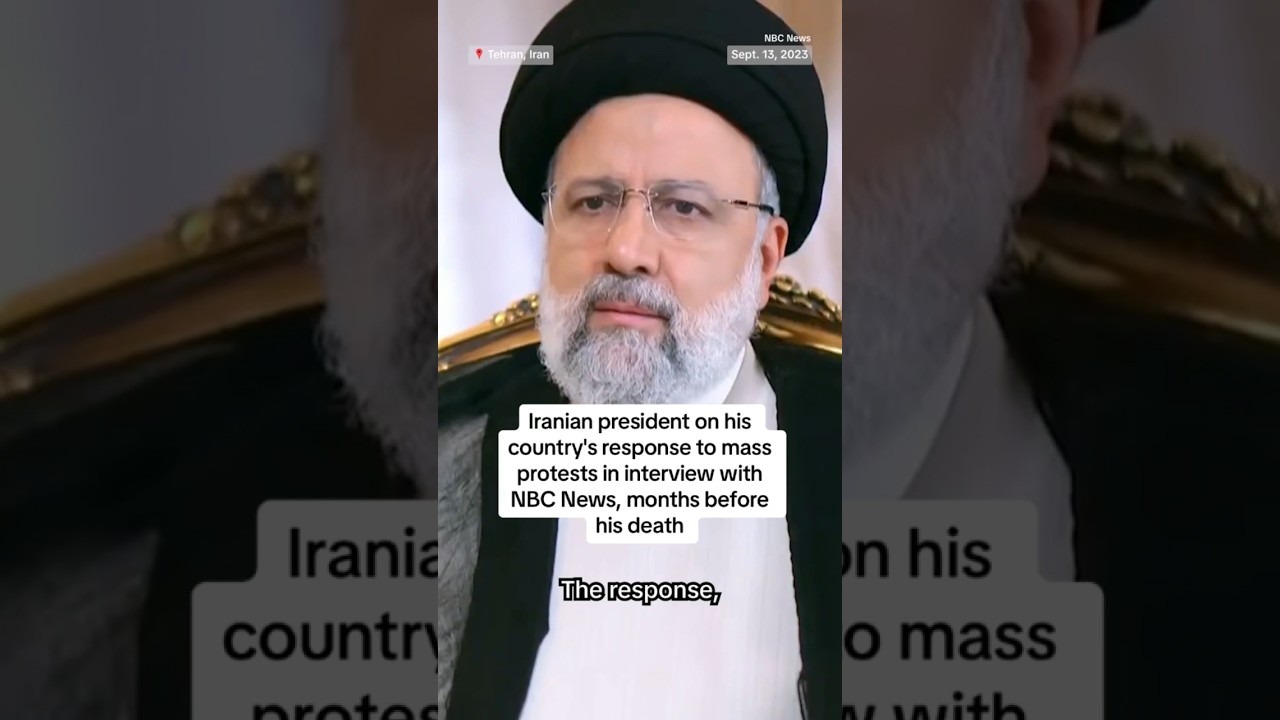 Iranian president’s interview with NBC News, months before his death Iranian president’s interview with NBC News, months before his death
