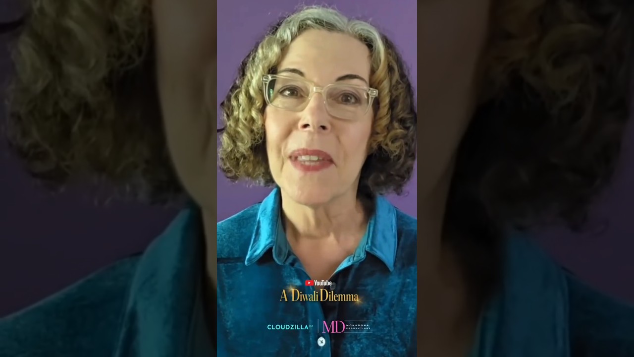 Meet Susan, our modern-day Scrooge! Played by Ruth Kaufman. 