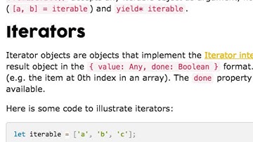 JavaScript Iterables and Iterators