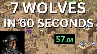 Can you beat 7 WOLFS in 60 SECONDS? - Stronghold Crusader @Jefflenious