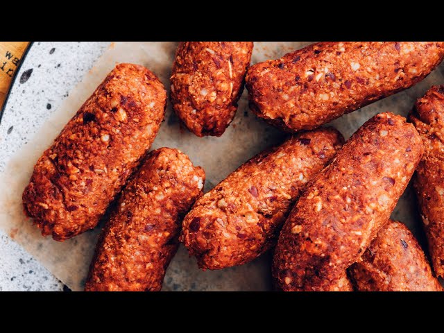 Vegan Chorizo Sausage Links (10 Ingredients!) - Minimalist Baker