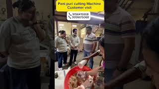 Automatic Pani Puri Cutting Machine |Street Food Innovation 😲 #trending #shortsfeed #foodmachine