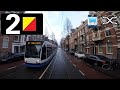 🚊 GVB Amsterdam Tramlijn 2 Cabinerit Nieuw Sloten - Centraal Station Driver's view POV 2018