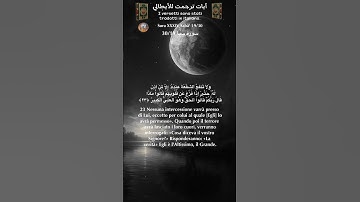 سورة سبأ 30/19 itali/arabo#القران_الكريم #quran