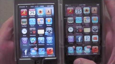 iOS 4 Dock on an iPod touch 1G or iPhone 2G Running 3.1.3