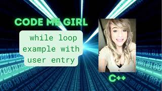 Basic while loop example in C++ using strings in Visual Studio Code. VS code VS Code code examples.