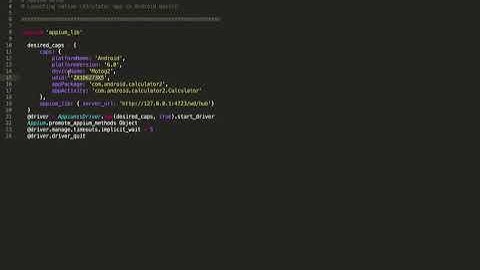 How to automate android native app using appium