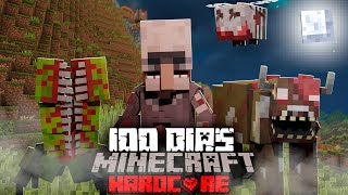 Sobreviví 100 días en Un Apocalipsis de Infectados En Minecraft.. Esto sucedió (Pelicula Completa)