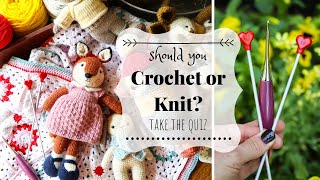 Should You Crochet or Knit? Take the Quiz | Crochet vs Knitting