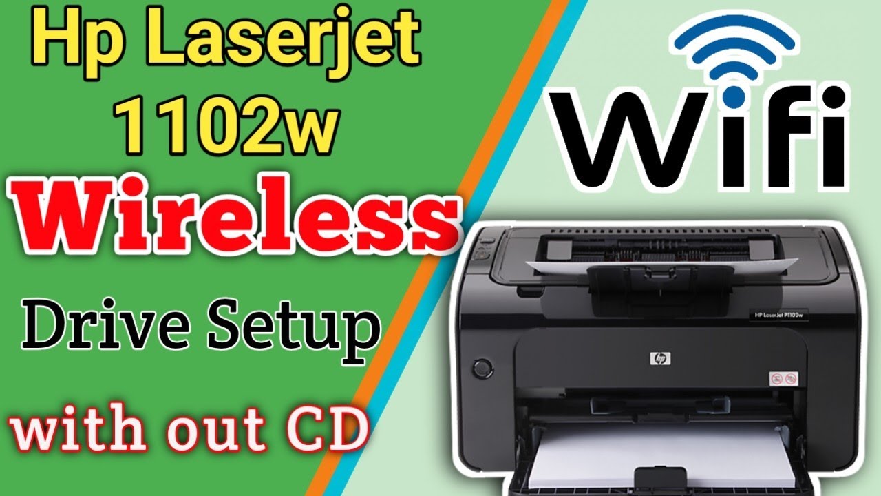 kredsløb pludselig klatre Hp Laserjet p1102w printer wireless setup without cd.Hp Laserjet p1102w  printer Wifi & network setup - YouTube