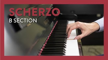 Scherzo B Section by Haydn Piano Tutorial