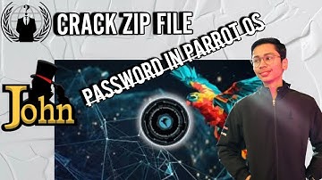 Crack Zip file password in parrot os