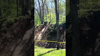 Surprisingly, this the only flop during the hill climb races at Pikes Offraod