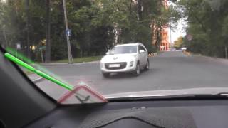 Подробный разбор проезда перекрестка при сдаче экзамена в ГИБДД. Подробный разбор проезда перекрестка при сдаче экзамена в ГИБДД.