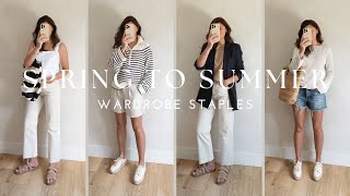 5 Spring to Summer Wardrobe Staples