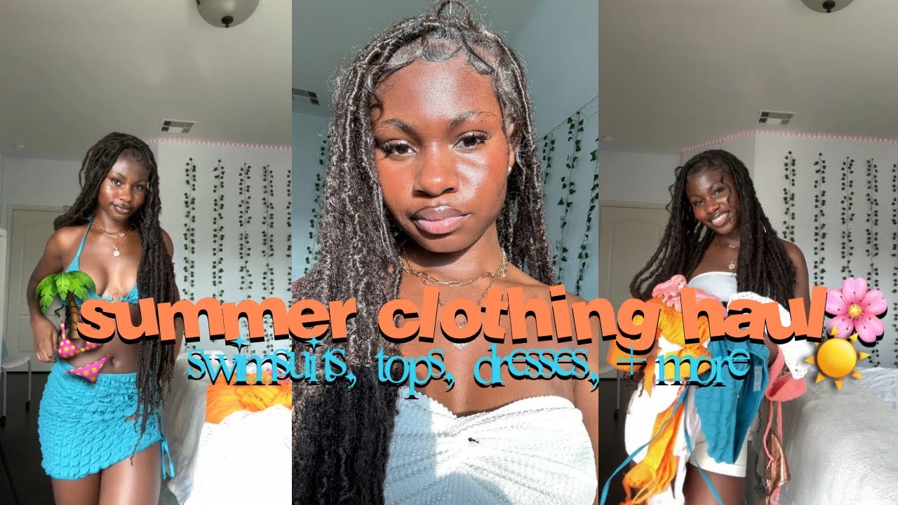 ᡣ𐭩SUMMER CLOTHING HAULᡣ𐭩| fashionova & shein