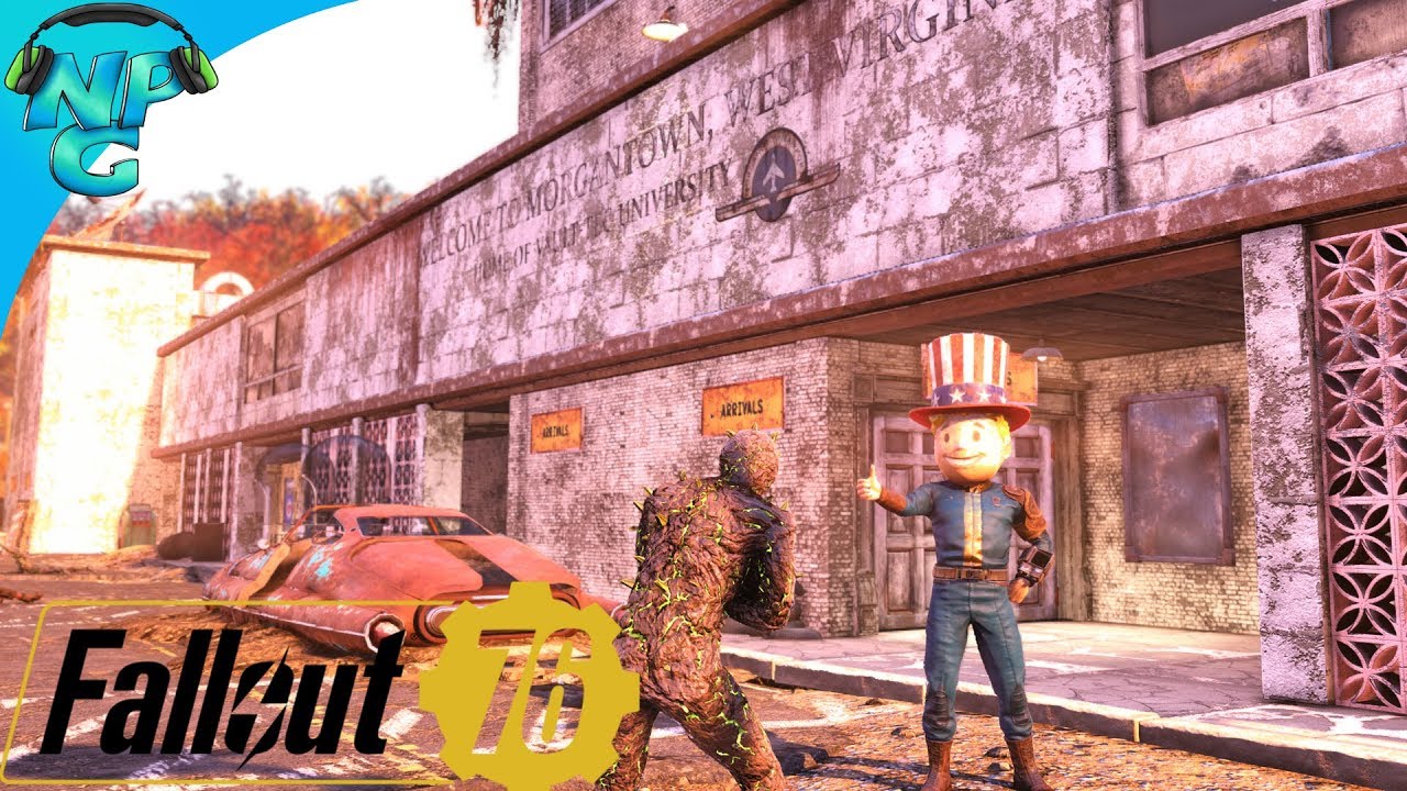 Fallout 76 Exploring the Airport for a Legendary 44 Magnum