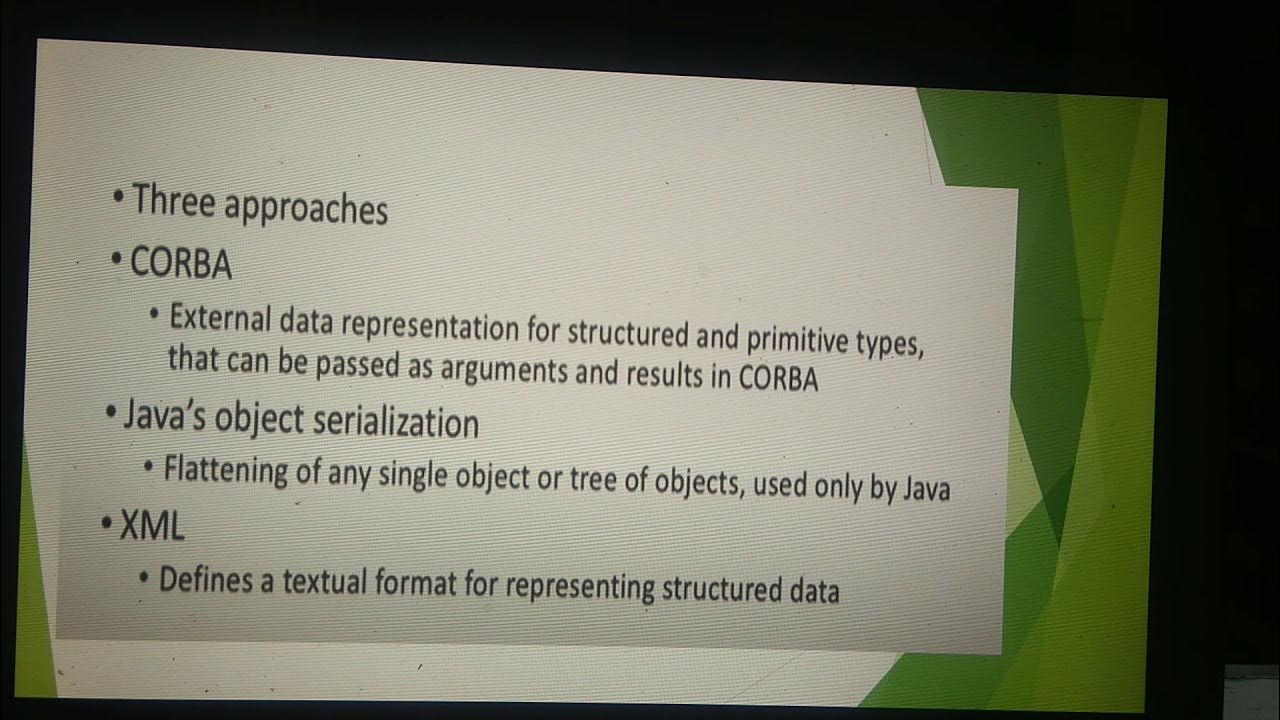 External data representation and marshalling YouTube