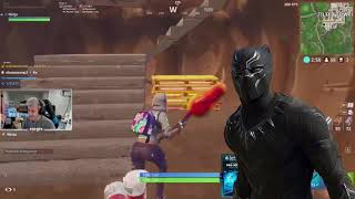 T'challa invades ninja's fortnite live stream