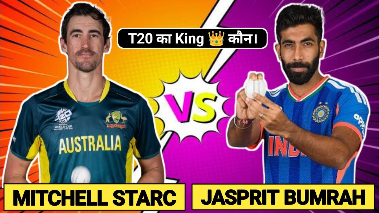 Jasprit Bumrah vs Mitchell Starc Bowling Comparison 🔥, Innings, Average, Strike, wickets, And More 