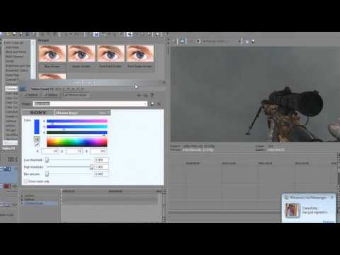 Sony Vegas Pro 9 : MW3 Weapon Masking