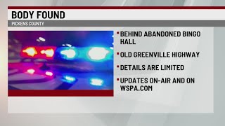 Body found behind abandoned building in Pickens Co.