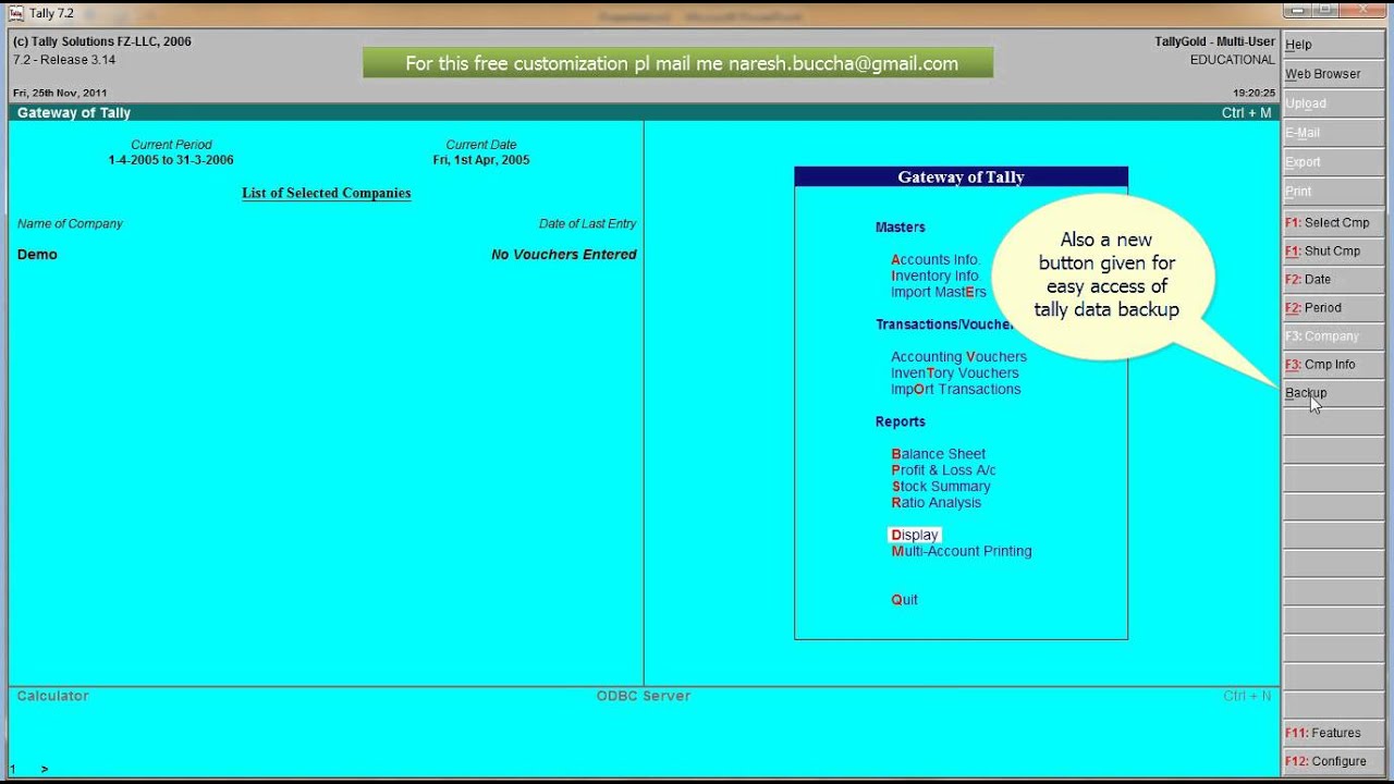 Tally 7.2 software free download