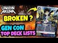Top Deck Lists from Gen Con 2025 Union Arena | Roy Mustang Dominates the Meta!