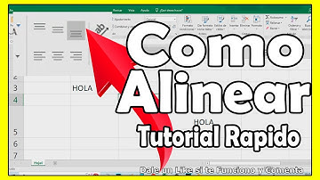 COMO ALINEAR TEXTO DE CELDA EN EXCEL