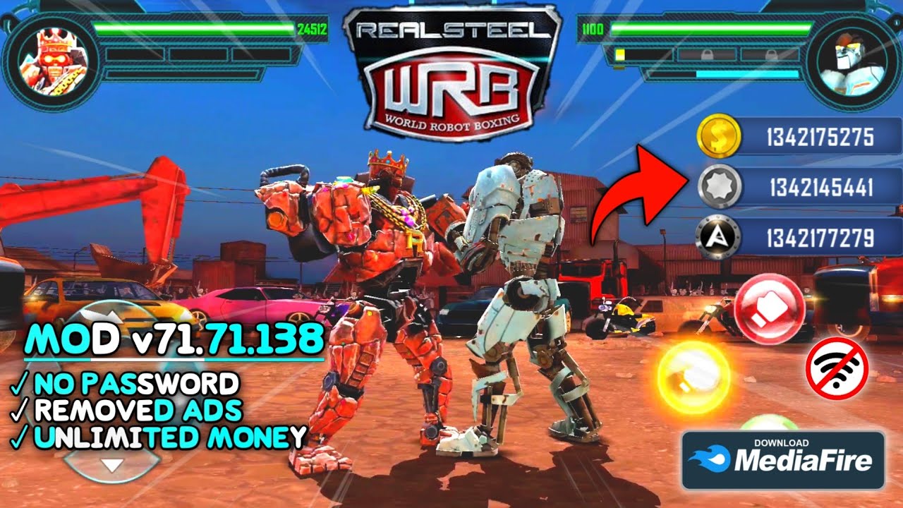 Versi Baru‼️Real Steel World Robot Boxing Mod Apk v71.71.138