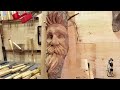 Carving a Woodspirit Face (Hand Tools)