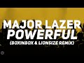 Major Lazer - Powerful feat. Ellie Goulding (BOXINBOX & LIONSIZE Remix) [Bass Boosted]