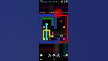 How To Solve Flow Free Bridges 10x10 Mania Pack Level 107 Board Walk Through Solution Walkthrough