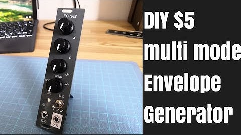 [ $5 ] DIY modular synth Envelope Generator rev2 multi mode | AR , ASR , Inverse , LFO with Arduino