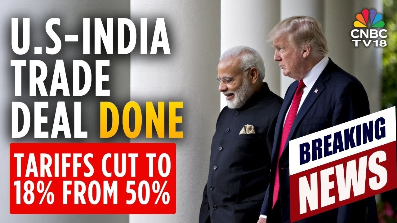 US-India Strike Historic Trade Deal | Trade Deal With India Done, Cuts ...