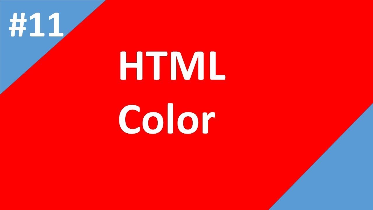 สี html  2022 New  Html color | Part - 11 |  Html tutorial for beginners | Tech Talk Tricks