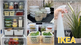 FRIDGE ORGANIZATION BY IKEA | خطة أسبوعية للثراء| ترتيب الثلاجة بميزانيتك الخاصة| خلطة طبيعة لتنظيف