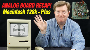Macintosh 128K~Plus Analog Board Recapping Walkthrough