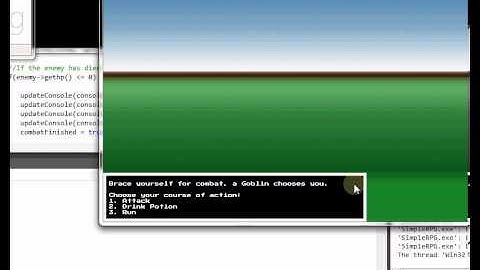 Simple RPG Game Dev 1
