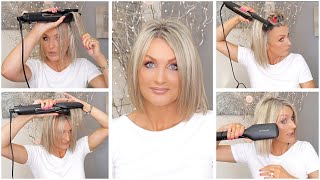 How To Get Straight, Sleek Hair (Fine, Short Hair) With The Ghd Duet 2in1 Hair Styler!