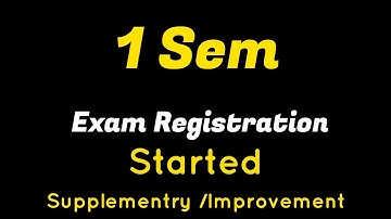 First Sem Exam registration Started #calicutuniversity #firstsemester #exam 