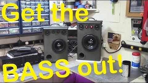 How to get GREAT bass out of a ammo can speaker DIY build